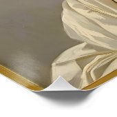 "雪の森" 美術 女性の肖像 ポスター (コーナー)