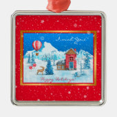 雪の横カスタマイズ面 メタルオーナメント (正面)