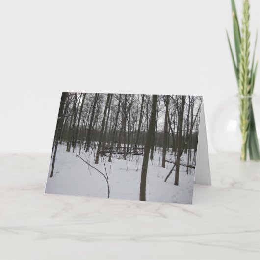 『雪の橋』 シーズンカード (正面)