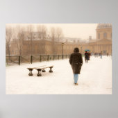 雪の歩く ポスター (正面)