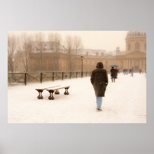 雪の歩く ポスター (正面)