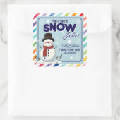 雪の気に冗談ヘルスケア短期マーケティング スクエアシール (バッグ)