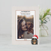 雪の水の色を介してダシュント 箔シーズンカード (立ち正面)