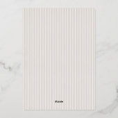 雪の水の色を介してダシュント 箔シーズンカード (裏面)