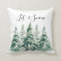 雪の水の色クリスマス松の木