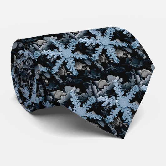 雪の水晶2 ネクタイ (ロール)