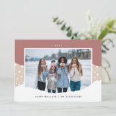 雪の流れ |カラーブロックの水平方向の写真 シーズンカード (スタンド正面)