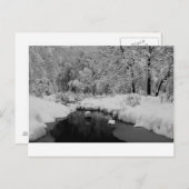 雪の流れ ポストカード (正面/裏面)