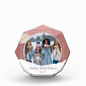 雪の流れ | 家族のクリスマスメモリ フォトブロック (正面)