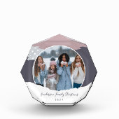 雪の流れ | 家族のクリスマスメモリ フォトブロック (正面)