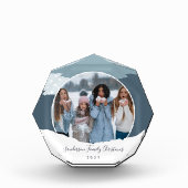 雪の流れ | 家族のクリスマス フォトブロック (正面)