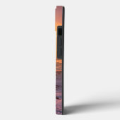 雪の海の海岸の上に日没ケースメイトiPhoneケース Case-Mate iPhoneケース (裏面 / 左)
