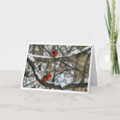 雪の深紅色 カード (正面)