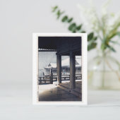 雪の清水寺清水寺雪河瀬蓮井 ポストカード (スタンド正面)