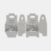 雪の渓谷の水色 フェイバーボックス (折り畳みなし)