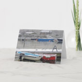 雪の港のカード シーズンカード (裏面)