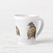 雪の準備ができてラテマグ カフェラテマグ (右アングル)