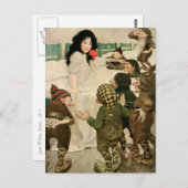 「雪の滴と七人の小男」 ポストカード (正面/裏面)