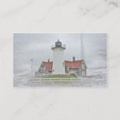 雪の灯台 名刺 (裏面)