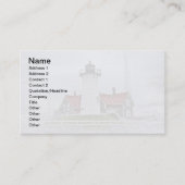 雪の灯台 名刺 (正面)