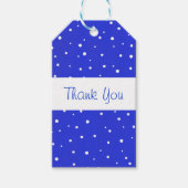 雪の点 ギフトタグ (正面)