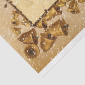 雪の父クリスマスとバラ&音楽 薄葉紙 (詳細)