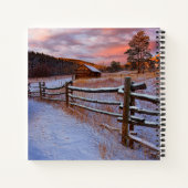 雪の牧場 ノートブック (裏面)