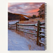 雪の牧場 ノートブック (裏面)