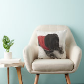 雪の犬 クッション (椅子)