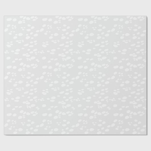 雪の球のエレガントなクリスマス ラッピングペーパー (フラット)