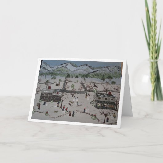 雪の球の戦い カード (正面)