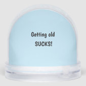 雪の球体が古いユーモアを (裏面)