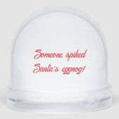 雪の球体 (裏面)