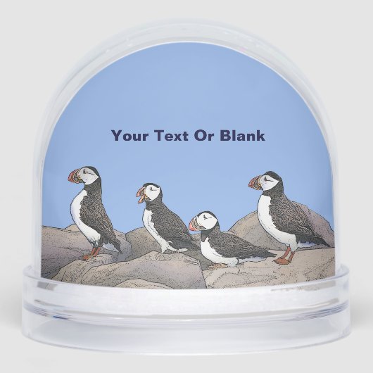 雪の球体 (正面)