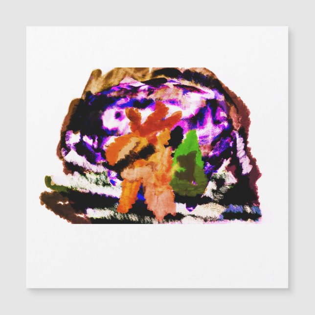 雪の球体 (正面)