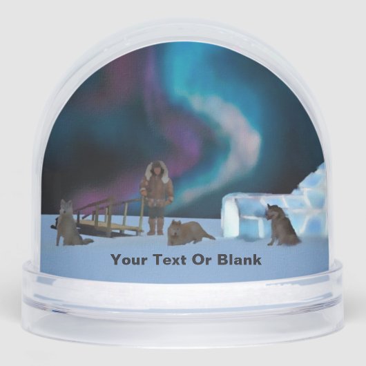 雪の球体 (正面)