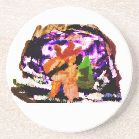 雪の球体 コースター (正面)