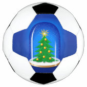 雪の球体 サッカーボール (正面)