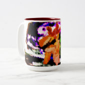 雪の球体 ツートーンマグカップ (正面左)