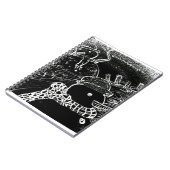 雪の男とYaieの黒いクリスマス ノートブック (左側)