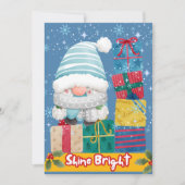 雪の男性 シーズンカード (正面)