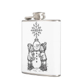 雪の男 フラスク (左)