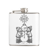 雪の男 フラスク (正面)