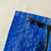 雪の白いイネ ビーチタオル (インサイチュ)