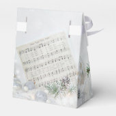 雪の白いクリスマスランタン フェイバーボックス (裏面サイド)