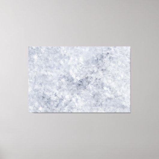 雪の白いクリスマス キャンバスプリント (正面)