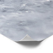 雪の白いクリスマス ポスター (角)