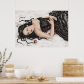 雪の白い秋ポスター ポスター (キッチン)