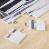 雪の白い馬 ジグソーパズル (側面)