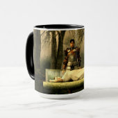 雪の白のガラス棺 マグカップ (正面左)